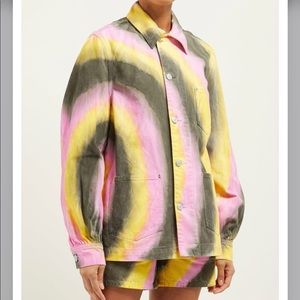 GANNI Tye Dye Denim Jacket